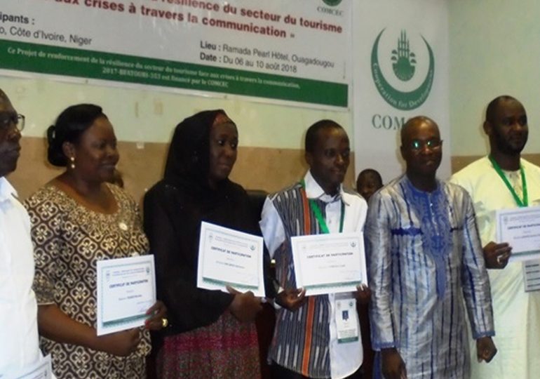 Tourisme: Clôture de l’atelier de formation sur la communication de crise