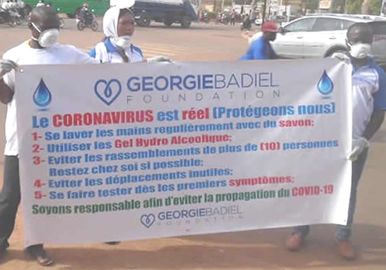 COVID-19 : La Fondation Georgie Badiel sensibilise