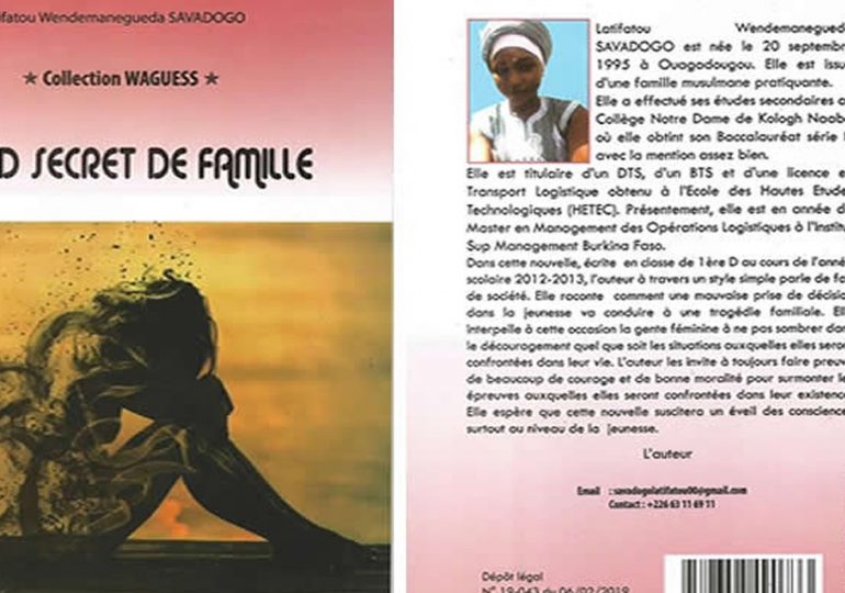 Littérature : “Lourd secret de famille” de Lafisatou W. SAWADOGO