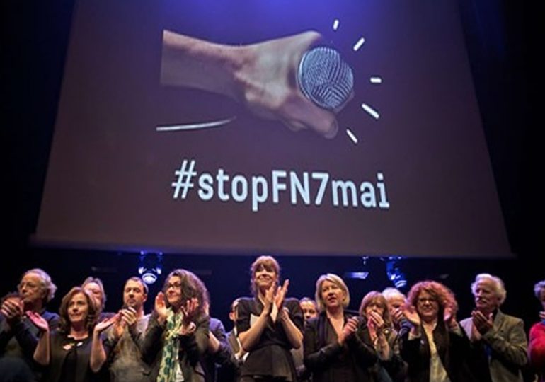 1 000 représentants du monde de la culture manifestent contre le FN