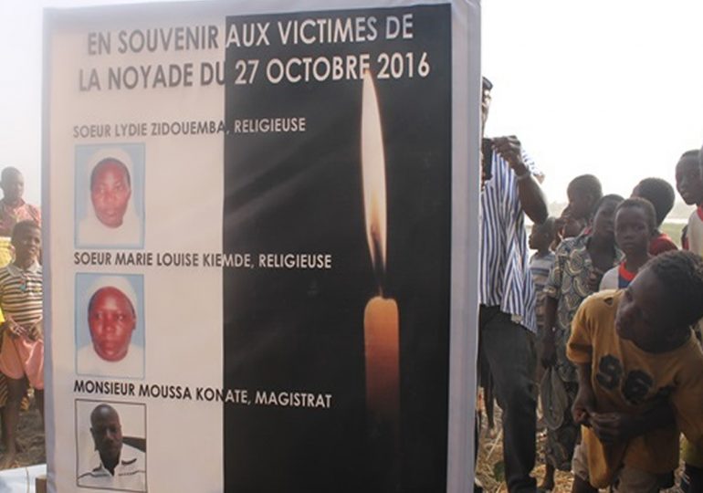 Recueillement à la mémoire des 3 victimes du lac de Tingrela