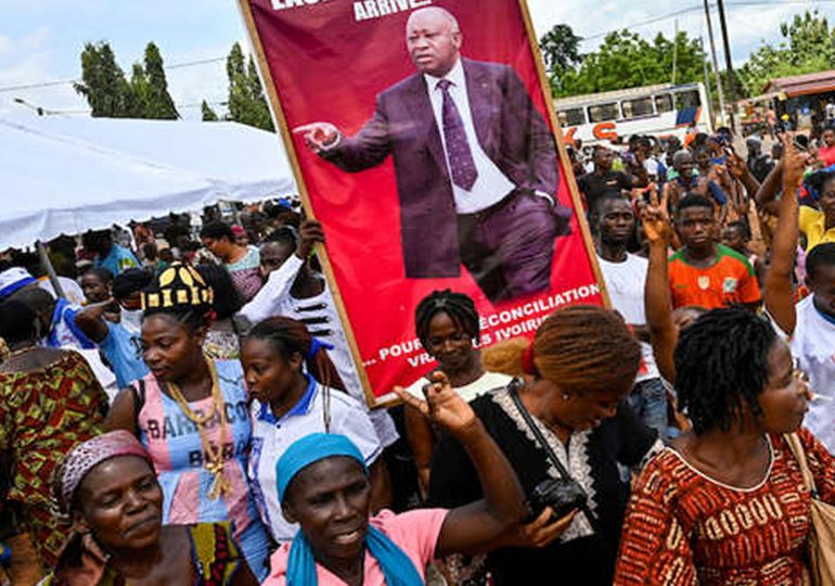 La Côte d’Ivoire suspendue au retour de Laurent Gbagbo