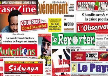 Déclaration des Organisations professionnelles de médias sur la situation de la liberté d’expression et de la presse au Burkina Faso