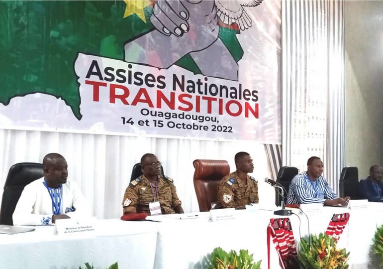 Burkina : Assises nationales sur la Transition