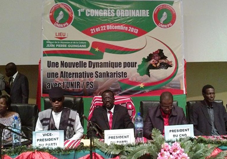 Burkina : 1er Congrès extraordinaire de l’UNIR-MPS