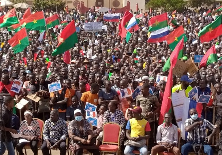 Burkina : Marche de soutien au Président Ibrahim TRAORE