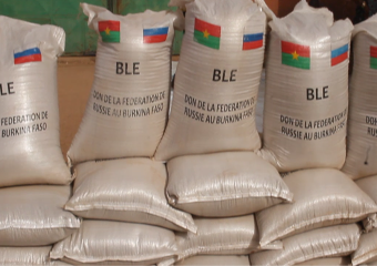 Coopération : Don de 25 000 tonnes de blé russe au Burkina