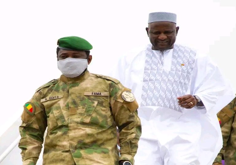 Le président Assimi GOITA à Ouagadougou
